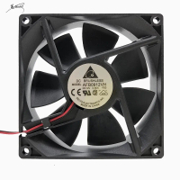 Quạt làm mát chính hãng Delta 9225, dòng DC12V, 0.6A, mã AFB0912VH, 4 dây/3 dây/2 dây (PWM)
