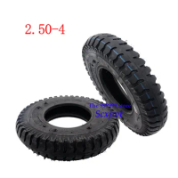 2.50-4 Tire and Inner For Motorcycle Tyre Gas Electric Scooter Bike Hand Truck Wheelchair Wheel Accessories