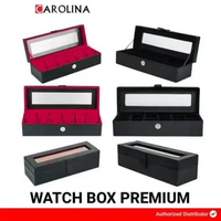 Watch Box / Kotak Jam Tangan Premium isi 6pcs