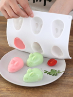 慕斯小兔子模具硅膠白涼粉果凍布丁制作器小白兔造型輔食蒸糕工具