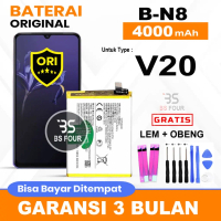 ( FREE BONUS ) FOR Baterai Batre Vivo V20 / B-N8 / 4000mAh Original