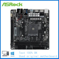 For ASRock A320M-ITX Computer USB3.0 M.2 Nvme SSD Motherboard AM4 DDR4 A320 Desktop Mainboard Used