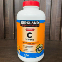 Viên nhai ngậm Kirkland Vitamin C 500mg chai 500 viên