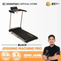 Bodimax Jogging Machine Pro Treadmill 10km/jam Incline Manual Hitam Putih
