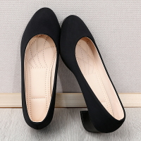 老北京布鞋女夏季薄款新款黑色軟底舒適久站不累腳工作高跟單鞋子