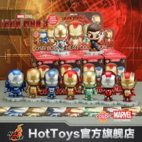 Hot Toys Iron Man 2 Cosbi Mini Doll Blind Box Mystery Box Single Pack/set Collection Toy Ornament Holiday Birthday Gift