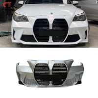 M3 Style Car Bumper Front Bumper with Grille For BMW 5 Series E60 2004-2010 Bodykit ABS Material Body Kits Exterior Assembly