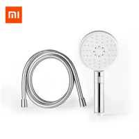 Xiaomi 3 Modes Handheld Shower Head Set 360 Degree 120mm 53 Water Hole With Pvc Matel Powerful Massage Shower From xiaomiyoupin