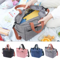 Lunch Bag Women Cool Bag Lunch Bag Small Picnic Bag Leakproof Waterproof Cooler Bag Lunch Tote Bag Thermal Bag For Food Travel