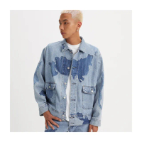 【LEVIS 官方旗艦】MADE IN JAPAN MIJ日本製 男款 丹寧牛仔夾克外套 / 破壞補丁加工 熱賣單品 A7150-0001