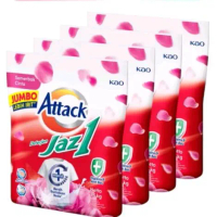 Attack jazz1 semerbak cinta 1.6kg four pack - Deterjen bubuk sabun cuci baju