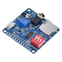 DY-SV5W Voice Playback Module For MP3 Music Player Voice Playback Amplifier 5W SD/TF Card Integrated UART I/O Trigger