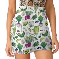 Superfood Pattern Light Proof Trouser Skirt kawaii skirt Skirt pants new in dresses Summer