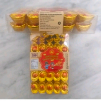 Coklat Emas Yen Bao 50 Pcs Berat 200g Expired 17 Oktober 2026 - Toples, Snack, Chocolate, Manis, Mak
