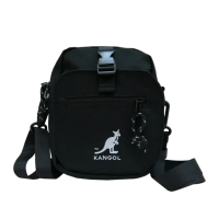 【KANGOL】英國袋鼠 側背包 刺繡LOGO 隨身小包 休閒包 斜背包 60553028 得意時袋