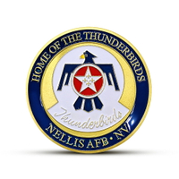 美國空軍的雷鳥飛行表演隊硬幣徽章 國際航空界的榮譽獎賞