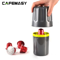 CAFEMASY Coffee Capsules Recycling Bucket Coffee Powder Residue Recycling Tool For Nespresso Vertuoline Capsules Recycling Box