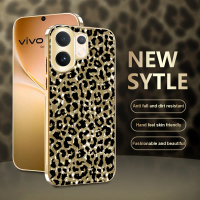 VIVO เคสโทรศัพท์ Luxury Metal Frame ลายเสือดาวสำหรับ VIVO V60 V60Lite 5G ด้วยการออกแบบป้องกันกล้อง