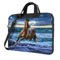 Handbag Laptop Bag Running A Feisty Horse Shockproof Notebook Pouch Animal For Macbook Air Acer Dell 13 14 15 Cute Computer Bag