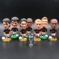 ซีรีส์เอ เครื่องเล่นมิลาน Kaka Maldini Inzaghi Shevchenko โรเบอร์โต Baggio ตุ๊กตาฟุตบอล คอลเลกชันของ