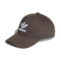 adidas 棒球帽 Trefoil Baseball Cap 男女款 愛迪達  三葉草 老帽 遮陽 穿搭 棕白 HD9699