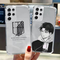 Anime Attack on Titan phone case for Samsung Galaxy note S21 S20 S9 S22 S30 A12 A71 A51 S10 A50 S22 10 fe ultra 4g 5g plus