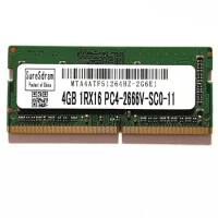 SureSdram DDR4 RAMs 4GB 2666MHz sodimm Laptop Memory DDR4 4GB 1RX16 PC4-2666V-SC0-11