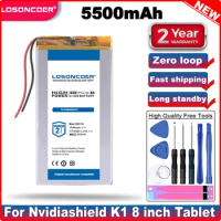 LOSONCOER 5500mAh For Nvidia Shield k1 Battery for Nvidiashield K1 8 inch Tablet PC Batteries