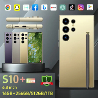 【COD】จัดส่งภายใน 24 ชั่วโมงของท้องถิ่น S10+ Spen หน้าจอ 6.8 นิ้ว ศัพท์มือถือ รองรับ 2 ซิม ราคาถูก 5G