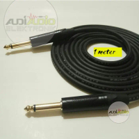 KABEL GITAR/KABEL JACK GITAR 1 METER - HITAM - HOPE ONE