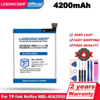 LOSONCOER Top Brand 100% New 4200mAh NBL-40A2950 Battery for TP-link Neffos Batteries + free tools