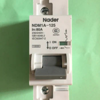Nader Liangxin 1P80A Circuit Breaker Air Switch NDM1A-125 In: 80A