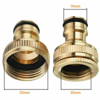 Durable Newest Brand New Water Pipe Connector Fitting Adaptor Brass 1/2in 1PC G3/4 To G1/2 Gold HOSE Tap Faucet