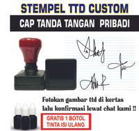 STEMPEL TANDA TANGAN / STEMPEL PARAF TINTA STEMPEL