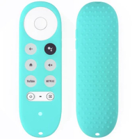 Silicone Remote Control Cover For Chromecast With -Google TV Voice Remote Case