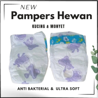 6pcs Popok Monyet Pampers Monkey Bayi Pampes Kucing