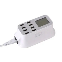 8 port USB Desktop Charger 5V/8A Multi Smart Fast Charging Dock Station With LCD Display For Iphone Samsung Ipad Tablet