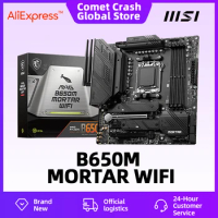 MSI B650M MORTAR WIFI Motherboard Micro-ATX Desktop B650 DDR5 6400+(OC) MHz Socket AM5 M.2 USB3.2 128G High End Series Mainboard