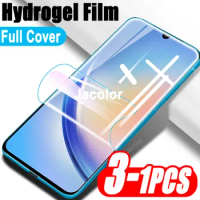 1-3PCS Hidrogel Film For Samsung Galaxy A54 A34 A24 4G A14 5G Screen Protector Samsumg A 54 34 24 14 Water Gel Film Not Glass