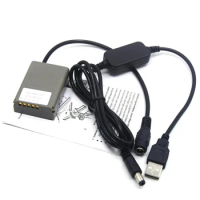 PS-BLN1 BLN-1 Dummy Battery+Power Bank 5V USB Cable Adapter For Olympus Camera OM-D E-M5 II 2 E-M1 PEN E-P5