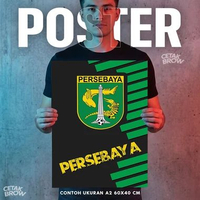 Poster Persebaya Official Persebaya Store Style Hiasan Dinding Kamar Eksklusif Dekorasi Seni Premium