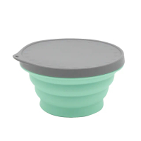 【ADISI】隨身折疊碗 AS23081(矽膠碗 隔熱墊 砧板 菜盤 食物容器)