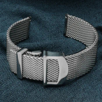Milanese Stainless Steel Watch Band for IWC PORTOFINO PORTUGIESER Bracelet Metal Mesh Watch Band 20mm22mm Wristband Accessories