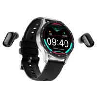 X7 Smart Watch Earphone TWS Bluetooth-compatible Call Offline Payment Touch Screen Heart Rate Testing Sports Music Smartwatch