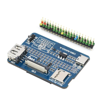 บอร์ดขยายสำหรับ Raspberry Pi CM4 NANO A, สำหรับโมดูลการคำนวณ Raspberry Pi 4, อินเทอร์เฟซ GPIO 40PIN,