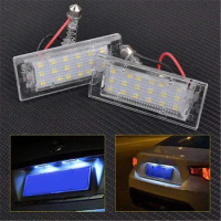 Custom Fit Pair 18-LED License Plate Light Lamp for BMW X5 E53 1999-2006/BMW X3 E83 2003-2009 free shipping