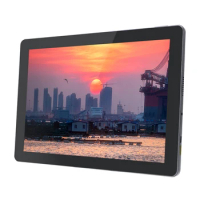 10.1'' Touch Screen Monitor Android In-Room Hotel Tablet with Docking Station