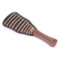 Genuine Leather Paddle - Premium Quality, Handle COW LEATHER Whip