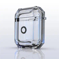 HSYK For Apple AirPods2 Case Clear Transparent Silicone Shockproof Protection Cover for Funda AirPods 2 Pro Earpods Case