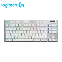 Logitech G 羅技 G915 X TKL RGB 機械式 無線電競遊戲鍵盤 茶軸 白色